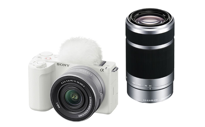 ソニー VLOGCAM ZV-E10II ダブルズームレンズキット ZV-E10M2X【ホワイト】 / sony zv-e10　vlogcam カメラ zv-e10m2x 白 熊本県 菊陽町 [BHBZ030]