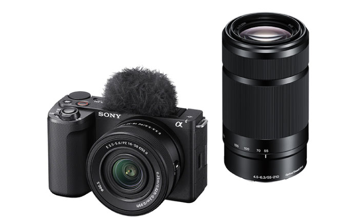 ソニー VLOGCAM ZV-E10II ダブルズームレンズキット ZV-E10M2X【ブラック】 / sony zv-e10　vlogcam カメラ zv-e10m2x 黒 熊本県 菊陽町 [BHBZ031]