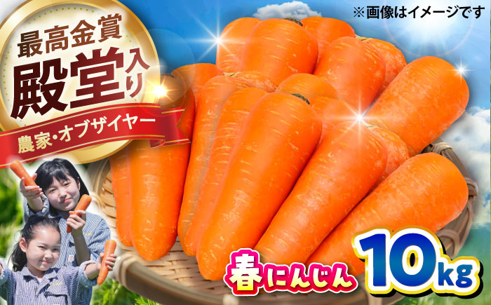 春にんじん10kg / ニンジン 野菜 β-カロテン 食物繊維 抗酸化作用 栄養満点 熊本県産 菊陽町 【株式会社 まゆみ農園】 [BHCW001]