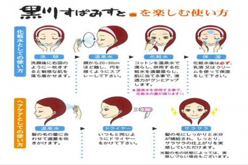 黒川温泉 美人セット・ゆり  化粧水 ミスト 200g フェイスパック フェイスマスク 入浴剤 ボディケア 黒川すぱみすと 黒川すぱぱうだー 温泉成分 美容 ふもと旅館 ギフト 贈答用 セット 熊本 阿蘇 南小国町 送料無料