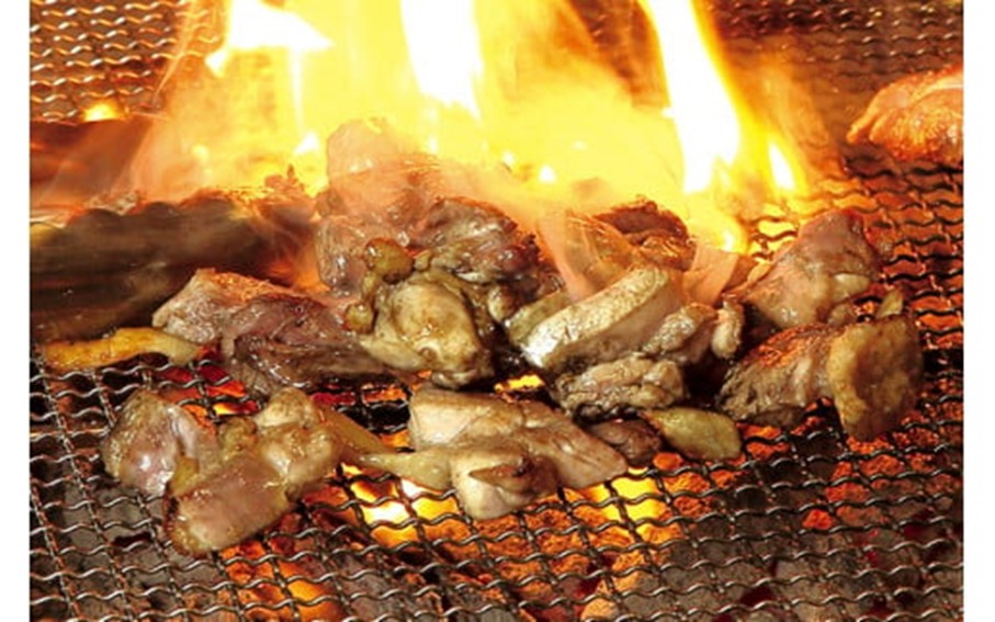 【熊本県産】天草大王 バーベキュー用カット肉（1kg） 熊本県産 天草大王 バーベキュー用 カット肉 1kg 鶏 地鶏 もも むね ミックス 焼肉 鶏肉 もも肉 むね肉 カット あそ大王ファーム 熊本 南小国町 送料無料