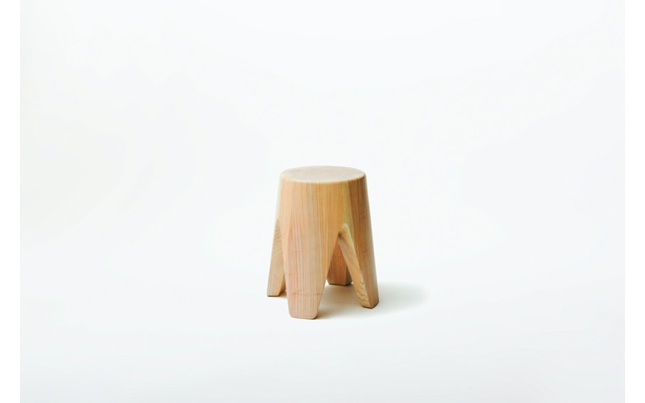 【FIL】4レッグスツール MASS Series 4leg Stool　小国杉 スツール チェアー チェア ローチェア 丸椅子 椅子 インテリア 家具 木製 無垢材 受注生産 おしゃれ リビング ダイニング Foreque 熊本 阿蘇 南小国町 送料無料