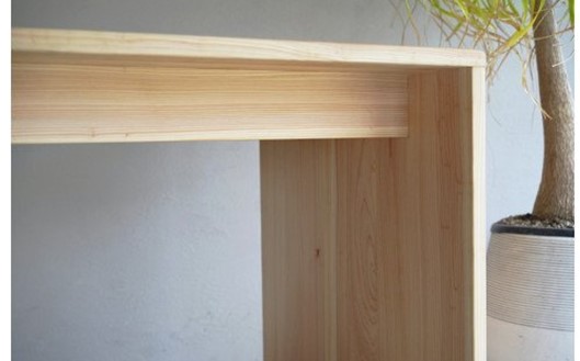 【Foreque】 小国杉 ダイニングテーブル 120cm 木製 天然木 無垢材 テーブル デスク 家具 インテリア ギフト 贈答用 受注生産 Foreque 熊本 阿蘇 南小国町 送料無料