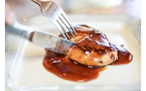 【釜炊き製法豆腐使用】豆腐料理レストランの手ごね豆腐ハンバーグ（8個） 豆腐ハンバーグ 100g 8個 セット 手ごね 手づくり ハンバーグ 惣菜 ヘルシー 湯煎 温めるだけ ギフト 贈答用 花唐符 熊本 阿蘇 南小国町 送料無料