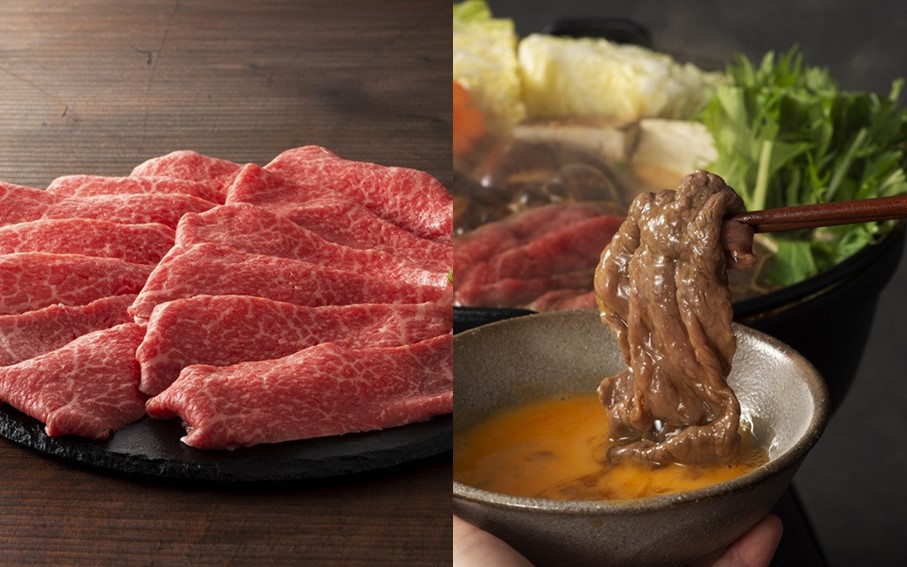 藤彩牛 焼肉用バラ肉と鍋用モモスライス 2種セット 400g くまもと黒毛和牛 バラ カルビ 焼肉 モモスライス モモ しゃぶしゃぶ すき焼き 鍋 セット 詰め合わせ 各200g バーベキュー 熊本県産 黒毛和牛 和牛 牛 国産 高級 贅沢 贈答用 ギフト フジチク 熊本 阿蘇 南小国町 送料無料