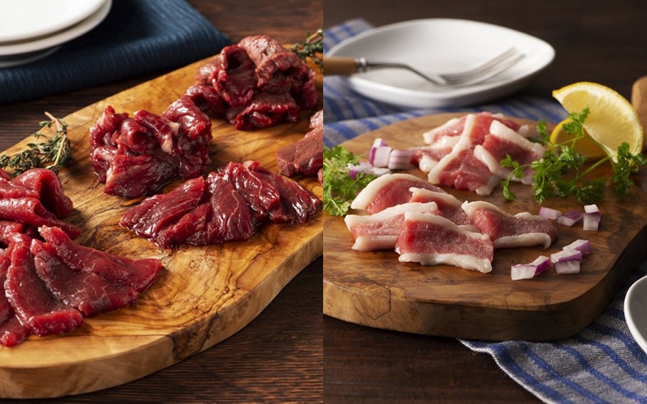 【ふじ馬刺し】 フジチクオリジナル 堪能セット 820g ふじ馬刺し メン 大トロ 中トロ ヒレ シャトーブリアン ロース ランプ 上赤身 フタエゴ バラヒモ ユッケ ネギトロ 霜降り 赤身 熊本 馬刺し セット 詰め合わせ 食べ比べ 馬肉 馬 生食用 肉刺し フジチク ギフト 贈答用 阿蘇 南小国町 送料無料