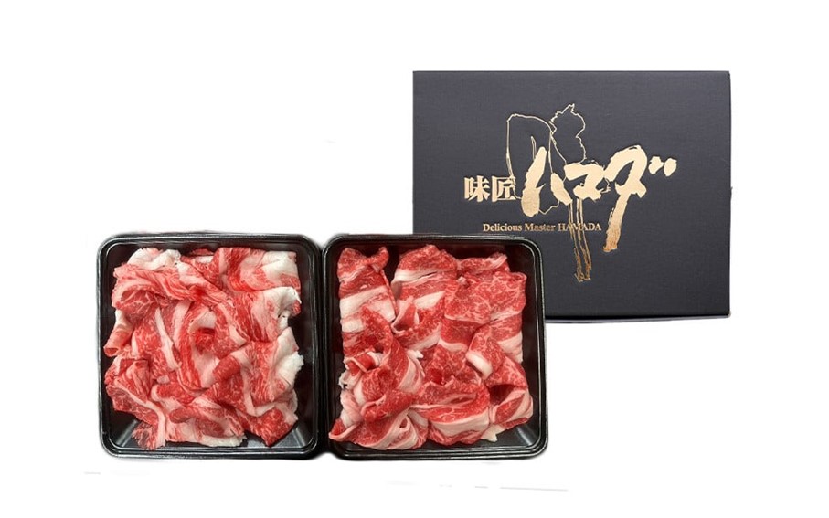 南小国産 阿蘇高原牛 切り落とし 600g 贅沢 牛 牛肉 国産牛 薄切り すき焼き しゃぶしゃぶ 焼肉 熊本県産 国産 贈答用 ギフト ハマダ 熊本 阿蘇 南小国町 送料無料