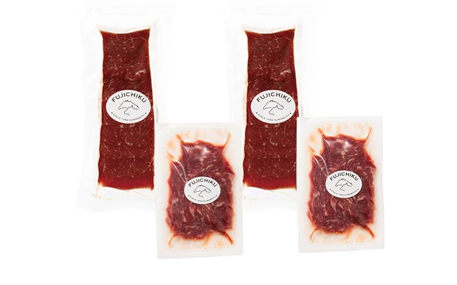 【国産】切れてる馬刺しとユッケ 食べ比べ4種セット 180g 国産 馬刺し ふじ馬刺し 赤身 上赤身 ユッケ セット 馬肉 馬 生食用 肉刺し ギフト 贈答用 フジチク 熊本 阿蘇 南小国町 送料無料