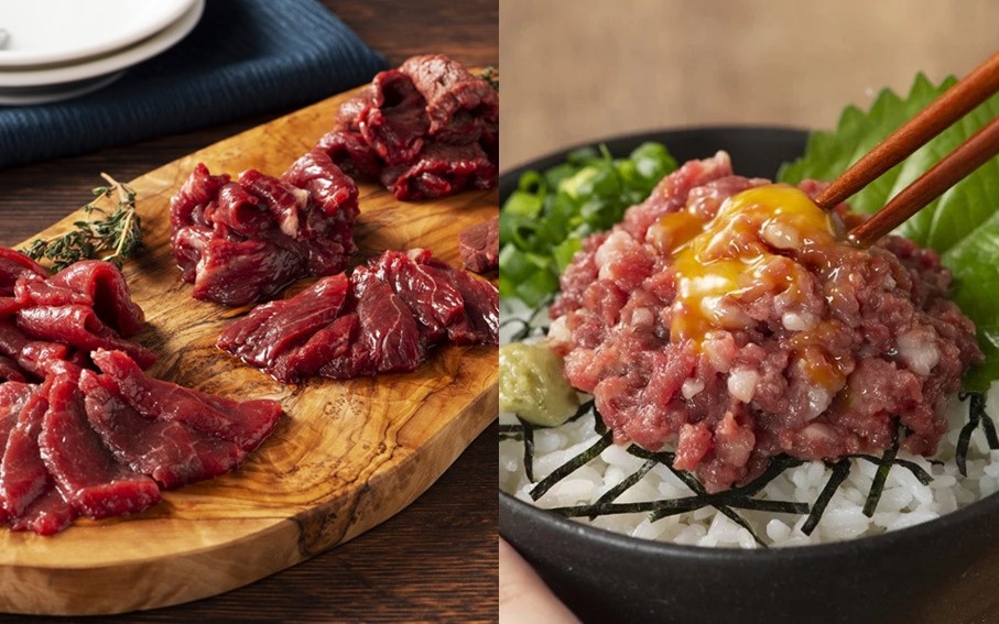 【ふじ馬刺し】 フジチクオリジナル 特選馬刺しの8種セット 610g ふじ馬刺し メン 大トロ 中トロ ヒレ シャトーブリアン ロース ランプ 上赤身 ネギトロ 霜降り 赤身 熊本 馬刺し セット 詰め合わせ 食べ比べ 馬肉 馬 生食用 肉刺し フジチク ギフト 贈答用 阿蘇 南小国町 送料無料