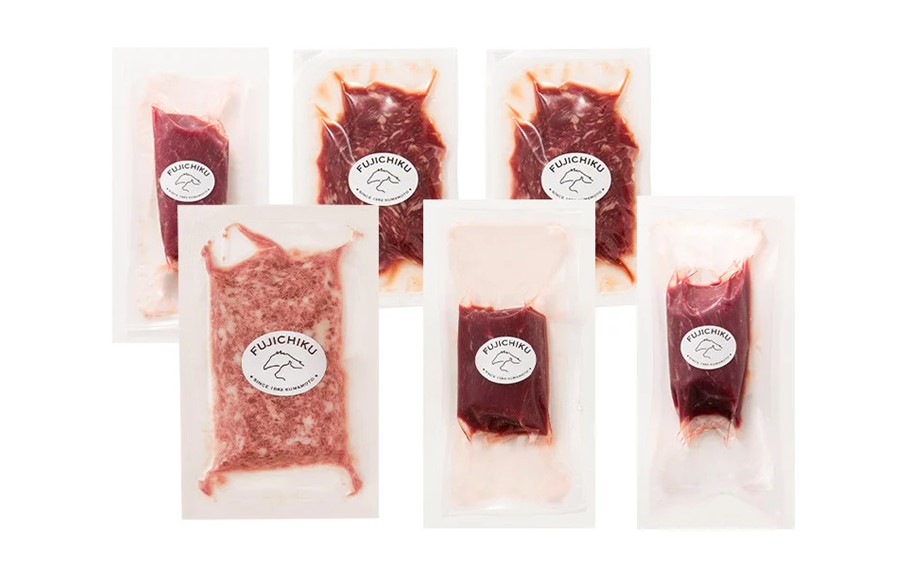 【ふじ馬刺し】 赤身馬刺し3種とユッケ・ネギトロの詰め合わせ 390g ふじ馬刺し ロース ランプ 上赤身 ユッケ ネギトロ 熊本 馬刺し セット 詰め合わせ 食べ比べ セット 馬肉 馬 生食用 肉刺し フジチク ギフト 贈答用 阿蘇 南小国町 送料無料