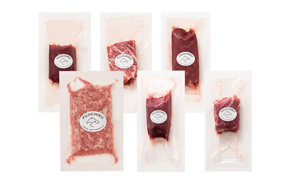 【ふじ馬刺し】 フジチク厳選 6種セット 450g ふじ馬刺し 大トロ 中トロ ヒレ シャトーブリアン ランプ 上赤身 ネギトロ 霜降り 赤身 熊本 馬刺し セット 詰め合わせ 食べ比べ 馬肉 馬 生食用 肉刺し フジチク ギフト 贈答用 阿蘇 南小国町 送料無料