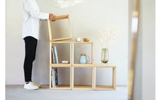 【Foreque】小国杉 キューブボックス ナチュラル  木製 天然木 無垢材 インテリア 家具 おしゃれ 贈答用 ギフト Foreque 熊本 阿蘇 南小国町 送料無料