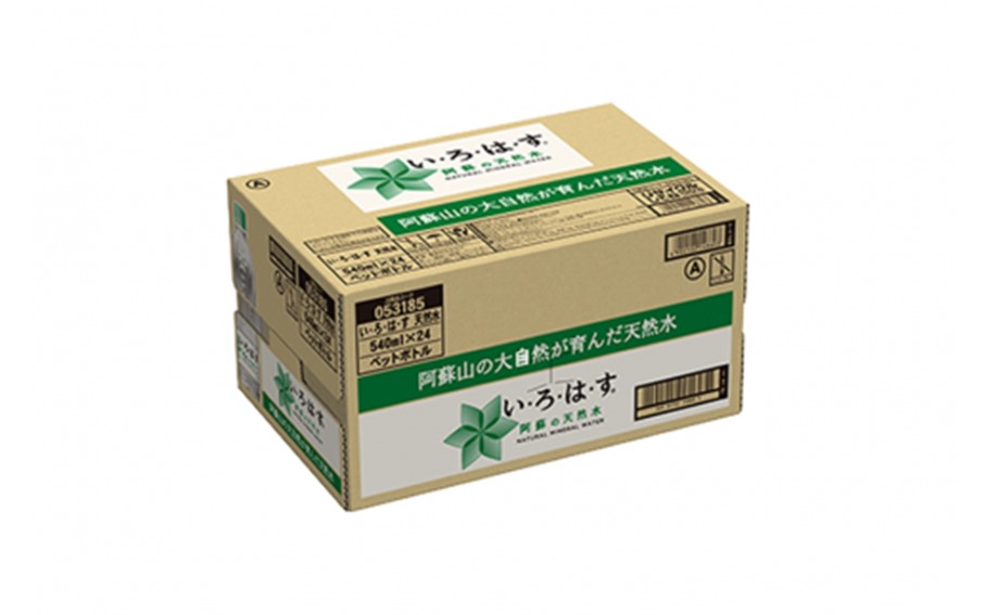 【6ヶ月定期便】い・ろ・は・す 阿蘇の天然水 540mlPET×24本（計6ケース） 6ヶ月 定期便  540ml 24本 いろはす 水 天然水 6回 ミネラルウォーター ペットボトル ケース コカ・コーラ 阿蘇 熊本 南小国町 送料無料