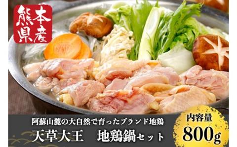 【熊本県産】天草大王 地鶏鍋セット 熊本県産 鶏 鶏肉 地鶏 もも むね つくね スープ 鶏ガラ 濃厚 鍋 セット スープ付き あそ大王ファーム 熊本 阿蘇 南小国町 送料無料