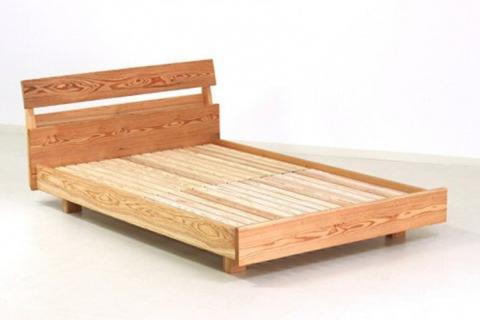 【Foreque】 小国杉 ベッド セミダブル コンセント付き 133cm 木製 木 天然木 無垢材 インテリア おしゃれ Foreque 熊本 阿蘇 南小国町 送料無料