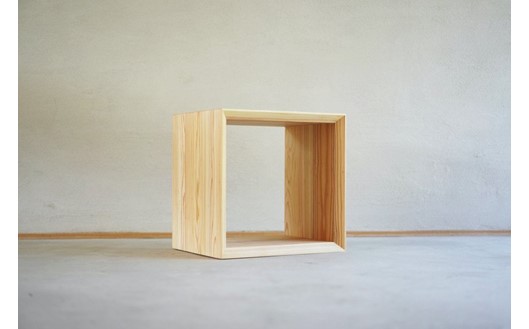 【Foreque】小国杉 キューブボックス ナチュラル  木製 天然木 無垢材 インテリア 家具 おしゃれ 贈答用 ギフト Foreque 熊本 阿蘇 南小国町 送料無料