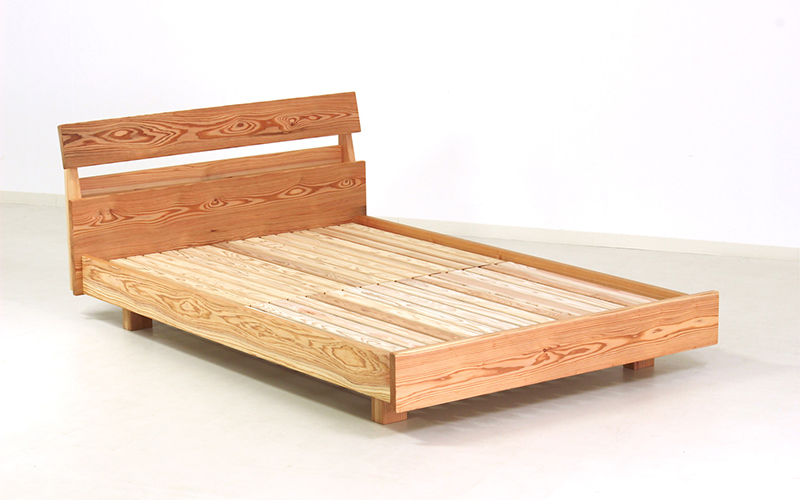 【Foreque】 小国杉 ベッド シングル コンセント付き 110cm 木製 木 天然木 無垢材 インテリア おしゃれ Foreque 熊本 阿蘇 南小国町 送料無料