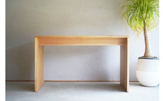 【Foreque】 小国杉 ダイニングテーブル 120cm 木製 天然木 無垢材 テーブル デスク 家具 インテリア ギフト 贈答用 受注生産 Foreque 熊本 阿蘇 南小国町 送料無料