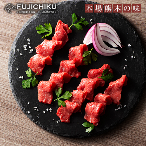 【フジチク】熊本と畜 熊本特産切れてる馬刺しとユッケ 食べ比べ4種 ふじ馬刺し 国産馬刺し ユッケ 専用たれ 赤身各40g ユッケ各50g 計180g 冷凍 真空パック ISO22000取得 UKAS認証 牧場直送 ギフト