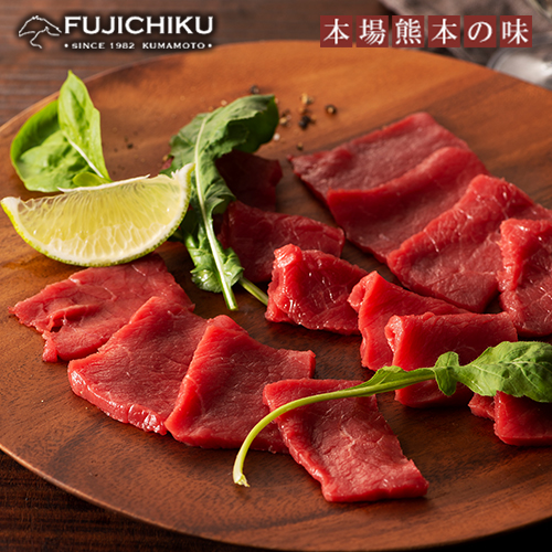 【フジチク】熊本と畜 ふじ馬刺し 赤身馬刺し3種とネギトロの詰め合わせ ふじ馬刺し 赤身 希少部位 上赤身 ロース ランプ ネギトロ 専用たれ 赤身各80g ネギトロ50g 計290g 冷凍 真空パック ISO22000取得 UKAS認証 牧場直送 ギフト