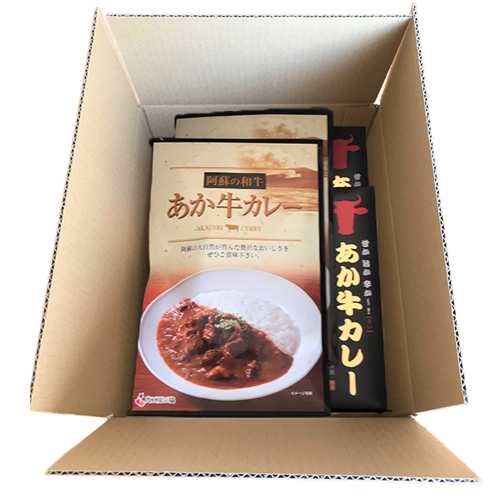 【三協畜産】熊本和牛 あか牛 熊本県産 肥育 加工品 阿蘇 熊本 褐毛和種 褐牛 和牛 ご当地 あか牛100% 牛肉 あか牛カレー 180g あか牛挽肉カレー 220g 各2個 計4個 詰め合わせ 熊本名物 ご家庭用 ギフト 贈答用