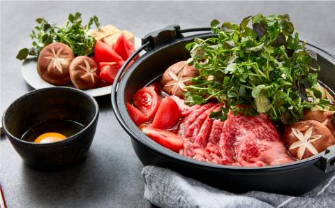 熊本県産黒毛和牛　黒樺牛すき焼き用スライス盛り合わせセット　タレ付《60日以内に出荷予定(土日祝除く)》---ubuyama_sgm_16_set---