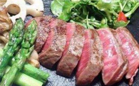 外輪　馬肉のたたき110g(サラダ仕立て用)(産山村)《60日以内に出荷予定(土日祝除く)》---ubuyama_grn_6_110g---