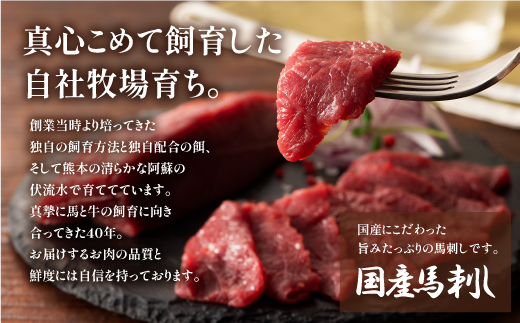 フジチク国産馬刺しとユッケのセット合計３1０ｇ《30日以内に出荷予定(土日祝除く)》---ubuyama_fjt_29_310g---