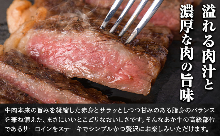 阿蘇うぶやま村の放牧あか牛サーロインステーキ 600g あか牛 ステーキ肉 300g 2枚 サーロイン ステーキ くまもとあか牛 赤身 和牛 牛肉 牛 国産 あか牛 焼肉正 人気 ギフト 贈り物 お中元 お歳暮 贈答 熊本 阿蘇 産山村 《60日以内に出荷(土日祝除く)》【配送不可地域あり】---ubuyama_yns_20_600g---