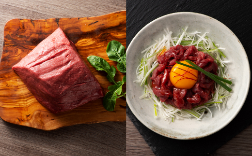 「本場・熊本特産」馬刺し4種の食べ比べ《30日以内に出荷予定（土日祝除く）》---ubuyama_fjt_37_260g---