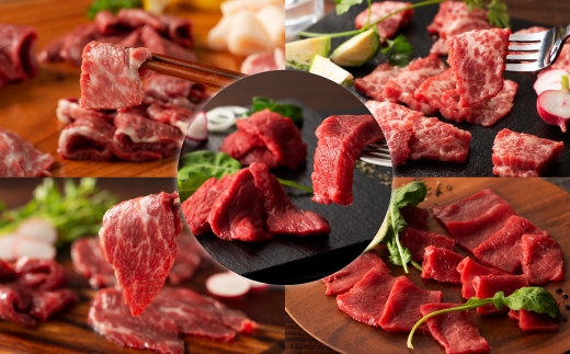 「熊本特産」フジチクオリジナル ふじ馬刺し堪能セット《30日以内に出荷予定（土日祝除く）》---ubuyama_fjt_43_820g---