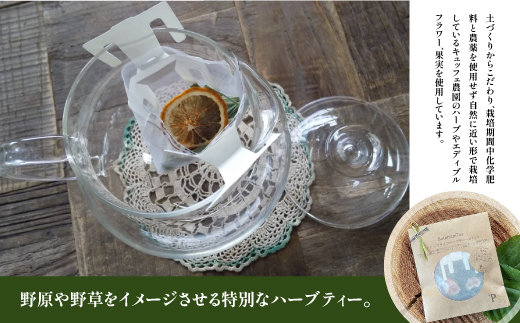 ドリップタイプのハーブティーで癒しの時間を　野原のボタニカルティーセット---2006---