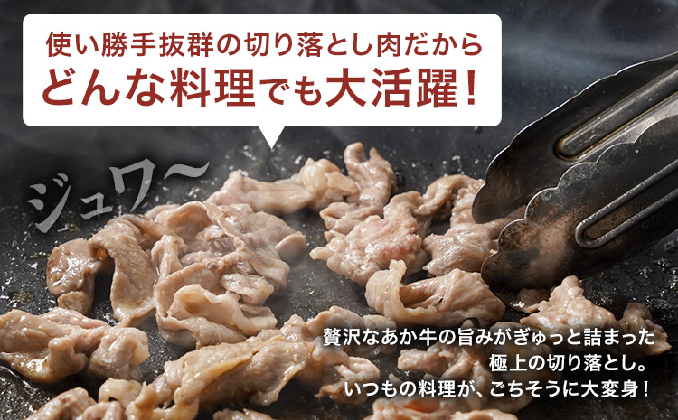 熊本 あか牛切り落とし 500g オオツカ株式会社《90日以内に出荷予定(土日祝除く)》熊本県 産山村 あか牛 牛肉 牛 切り落とし 冷凍 送料無料---ubuyama_otk_6_500g---