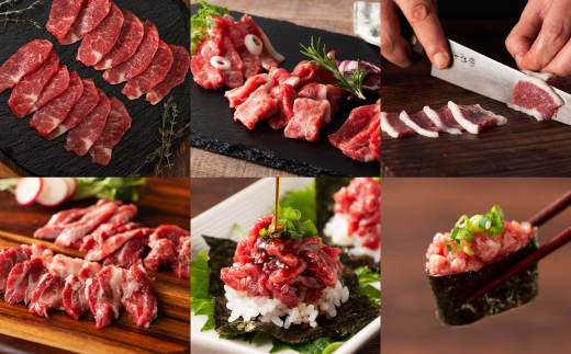 フジチクオリジナル 希少部位と贅沢なふじ馬刺し厳選セット《30日以内に出荷予定（土日祝除く）》---ubuyama_fjt_44_1160g---