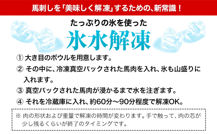 馬刺し 赤身 馬刺し 300g 【純 国産 熊本 肥育】 たっぷり タレ付き 生食用 冷凍《30日以内に出荷予定(土日祝除く)》---ubuyama_lcl_519_300g---