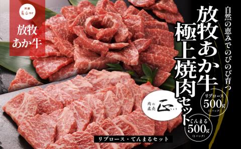 阿蘇うぶやま村の放牧あか牛極上焼肉セット《60日以内に出荷予定(土日祝除く)》---ubuyama_yns_21_1kg---