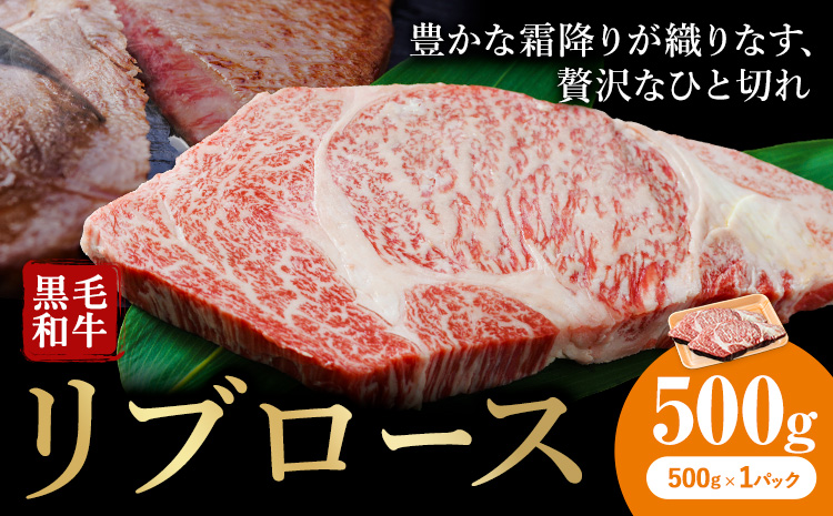 牛肉 くまもと 黒毛和牛 リブロース 焼肉用 500g 熊本県畜産農業協同組合 【配送不可地域：離島】《60日以内に出荷予定(土日祝除く)》 熊本県 産山村 牛肉 くまもと黒毛和牛 リブロース リブ ステーキ 肉 国産 熊本県産 和牛---ubuyama_ktn_9_500g---