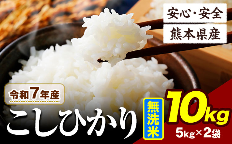 令和7年産  こしひかり 無洗米 10kg 《7-14日以内に出荷予定(土日祝除く)》阿蘇 うぶやま 米 熊本県産 ふるさと納税 米 こめ ふるさとのうぜい コシヒカリ コメ お米 おこめ---ubuyama_lcl_675_10kg---