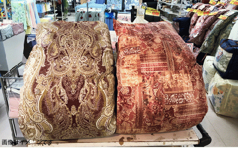 超長綿 ツインドームキルト 極暖 増量羽毛掛ふとん 1.5kg 150×210cm シングルサイズ 【ピンク系】