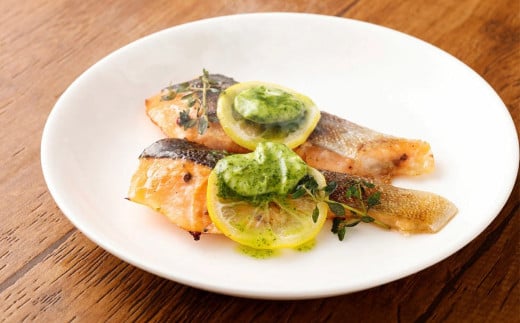 阿蘇から届く ASOサーモンの北イタリア風ソテー 300g（50g×6切）サーモン 熊本県 高森町