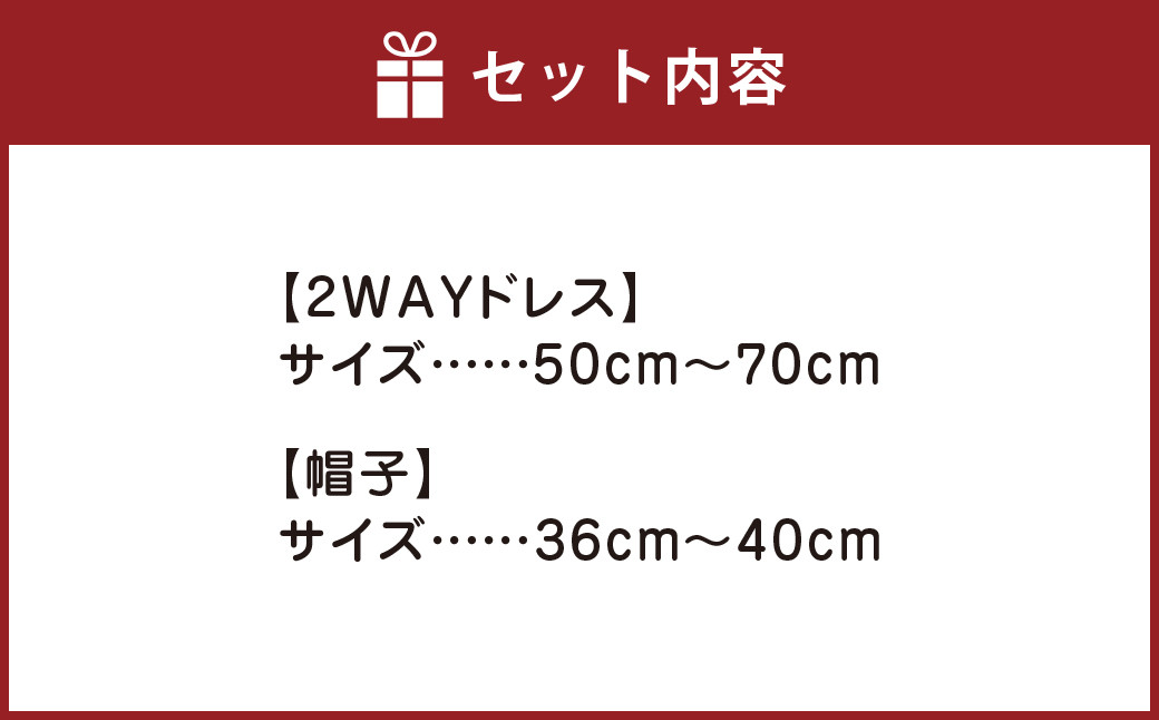 オーガニックドレスセット