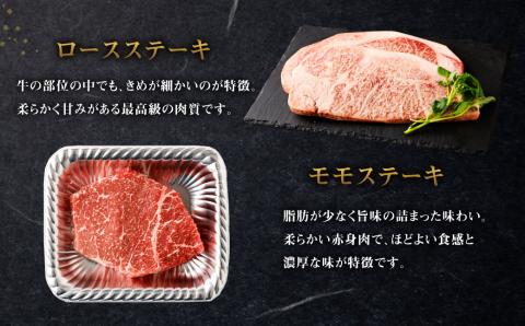 【4回定期便】くまもと黒毛和牛 杉本本店 黒樺牛 A4～A5等級 極上ステーキ食べ比べ 定期コース