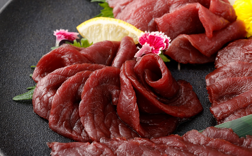 国産 赤身 馬刺し スライス 160g （40g×4パック） 肉 にく お肉 おにく 馬 馬肉 生肉 馬刺 熊本県 高森町