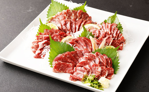 熊本 馬刺し 極上霜降り (大トロ) 50g×10個 計500g たれ付き