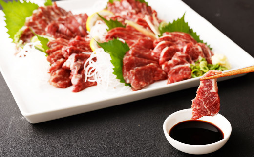 熊本 馬刺し 極上霜降り (大トロ) 50g×10個 計500g たれ付き
