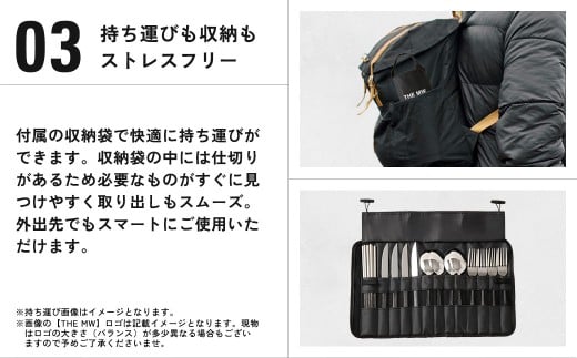 【THE MW】カトラリーセット 4人用 16点 セット（お箸×4、フォーク×4、ナイフ×4、スプーン×4）ケース付き ステンレス ナイフ スプーン フォーク 箸 アウトドア キャンプ レジャー BBQ キャンプ用品