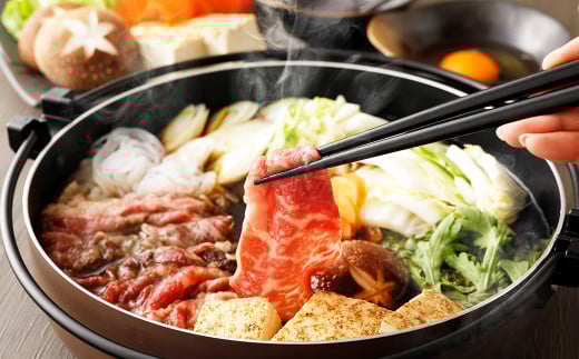 【3ヶ月定期便】 くまもと あか牛 リブロース すき焼き用 500g