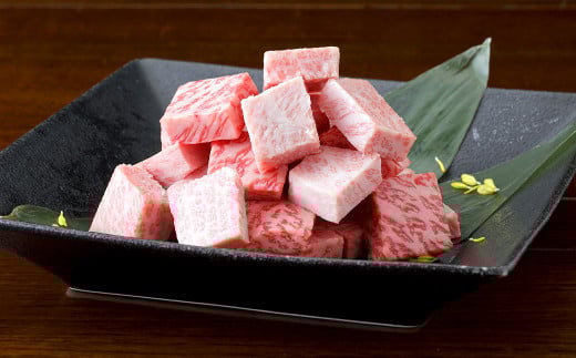 くまもと黒毛和牛 サイコロステーキ 600g（300g×2パック） 牛肉 牛 肉 黒毛和牛 和牛 お取り寄せ ステーキ