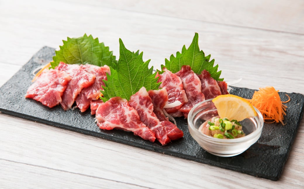 【定期便6回】霜降り 馬刺し スライス 200g 計1.2kg C77R6