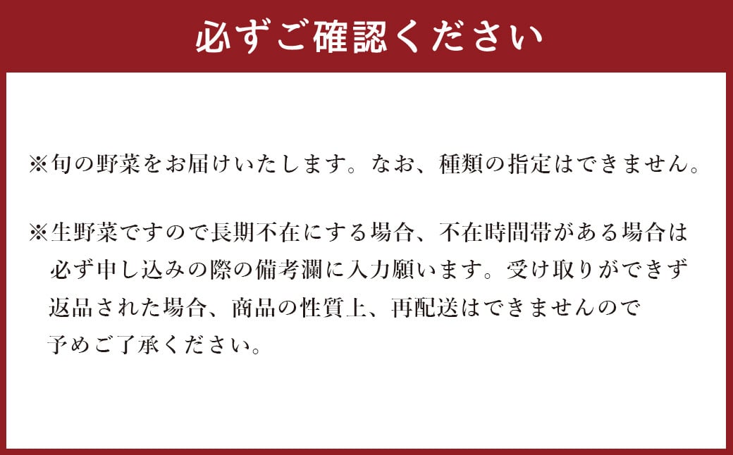 【6ヶ月定期便】生産者応援 採れたて新鮮 旬のお野菜 詰め合わせセット
